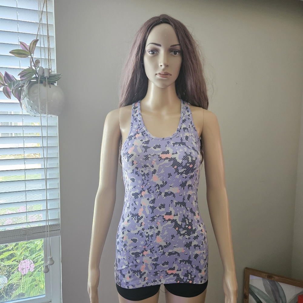 IVIVVA by Lululemon purple camou racerback tank top